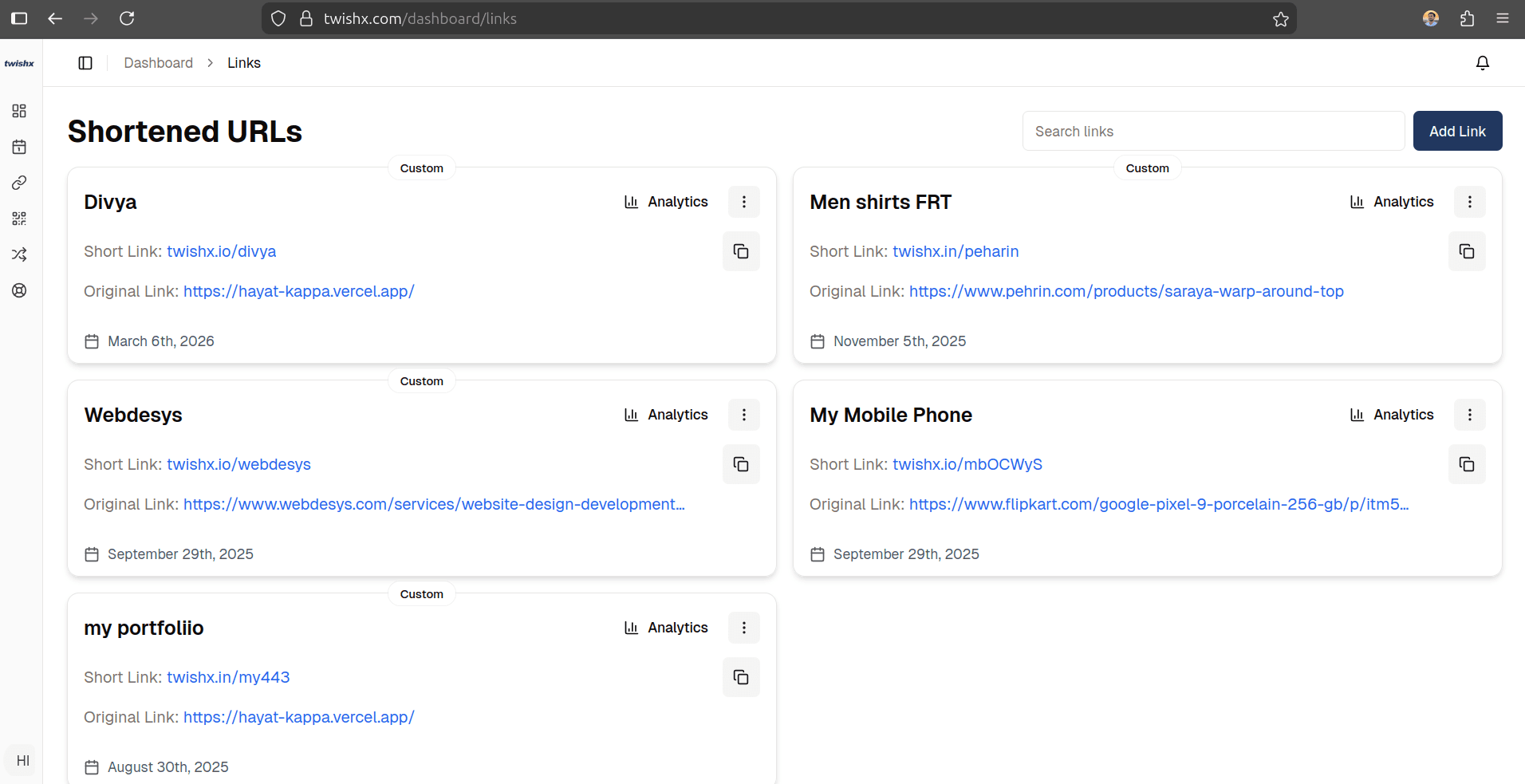 TwishX screenshot 2